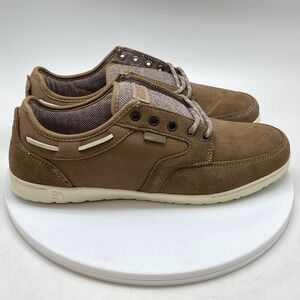 Etnies Dory Sneakers Mens 8.5 Skateboarding Shoes Brown Suede Low Top Casual